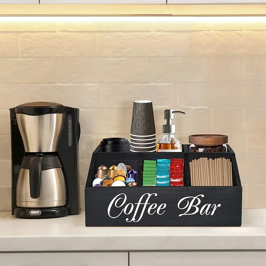 Coffee Tea Bags - Caixa de Armazenamento de Café, Cesto