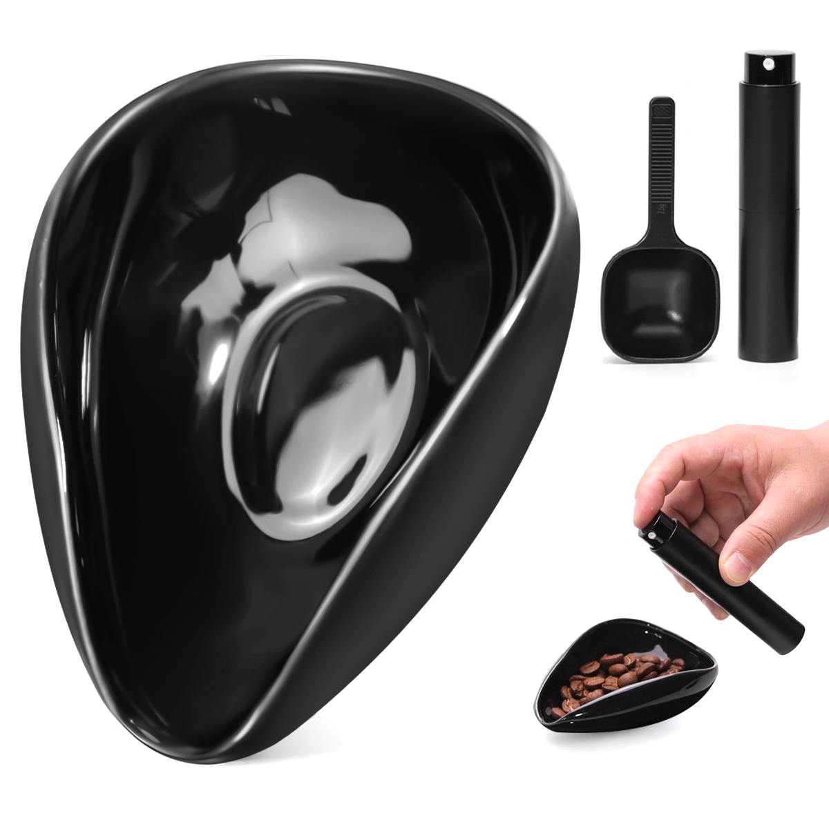 Coffee Tea Set - Conjunto de copo e colher doseador