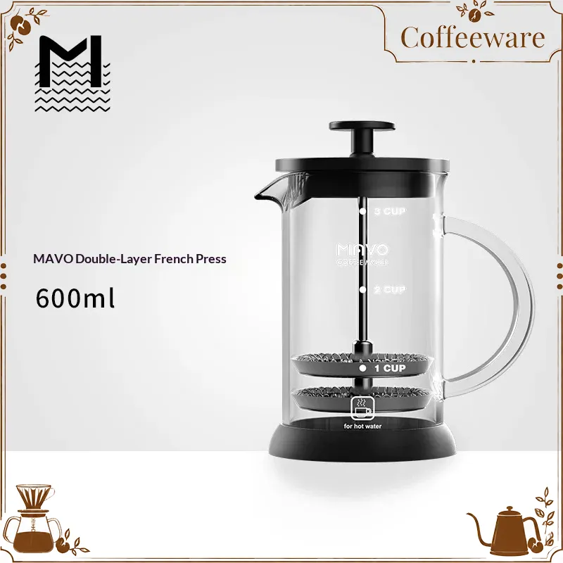 French Press Coffee & Tea - Cafeteira Prensa Francesa MAVO com Filtro