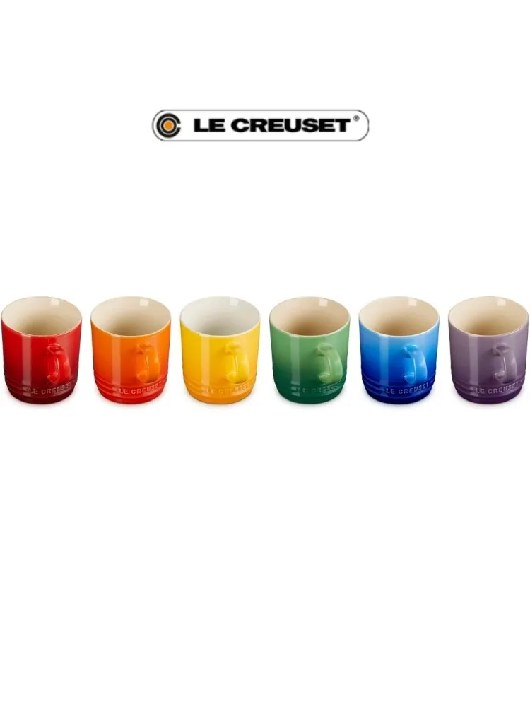 Mug Tea Coffee - Copo de Cappuccino Le Creuset Rainbow