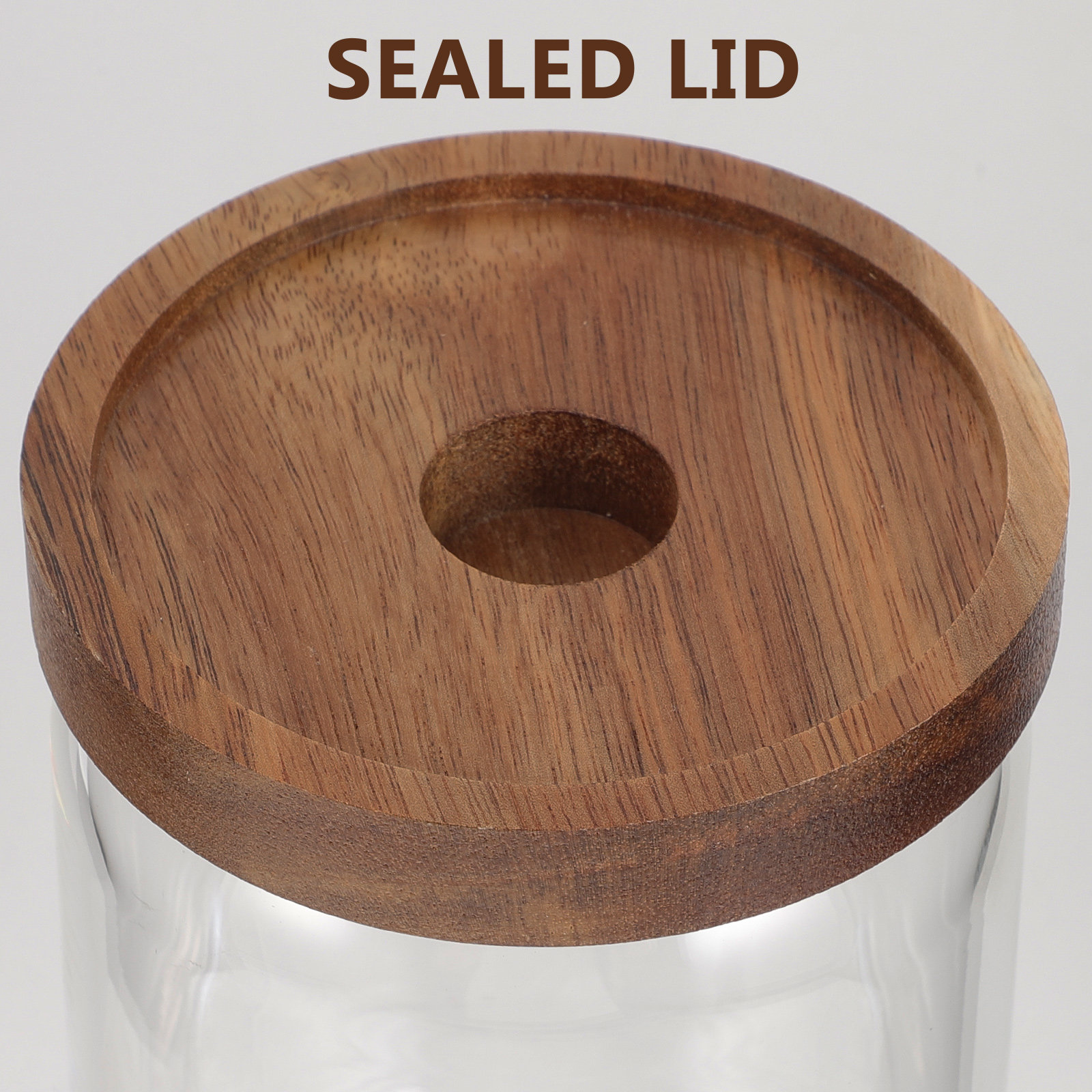 Coffee Tea Jar Set - Pote de Vidro Premium Selado para