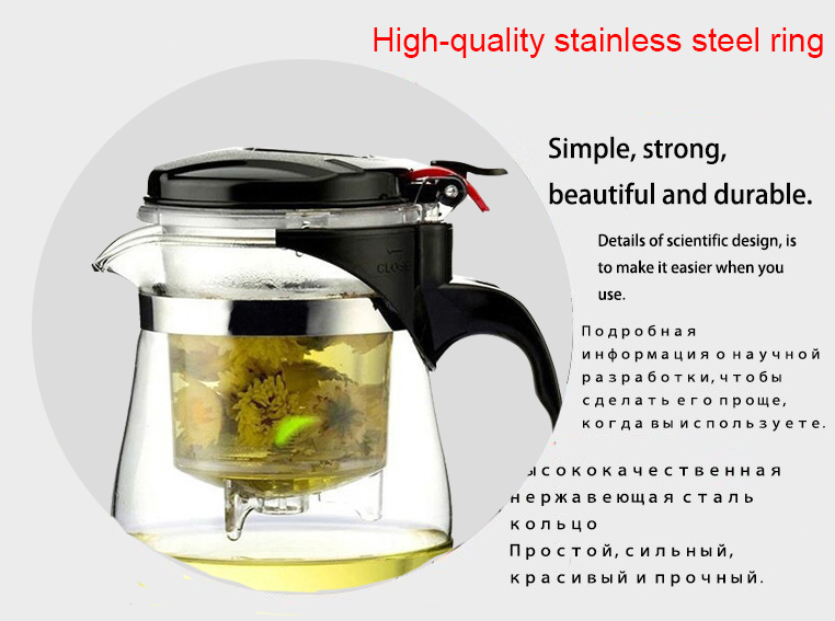 Bule de chá de vidro resistent - Coffee Tea Jar Set avaliação e preço