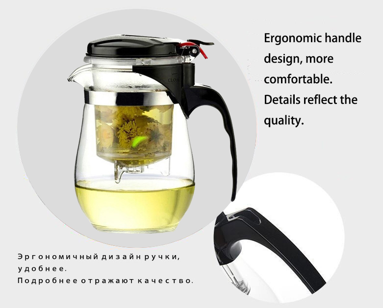 Bule de chá de vidro resistent - Coffee Tea Jar Set avaliação e preço