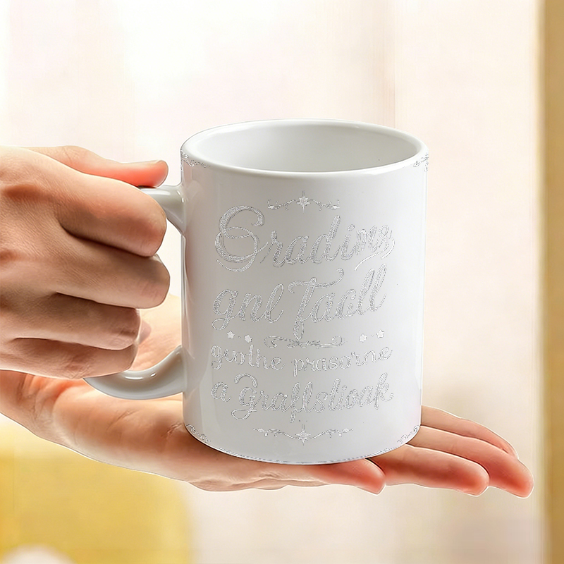 Caneca de cerâmica com fonte d - Coffee Tea Font avaliação e preço