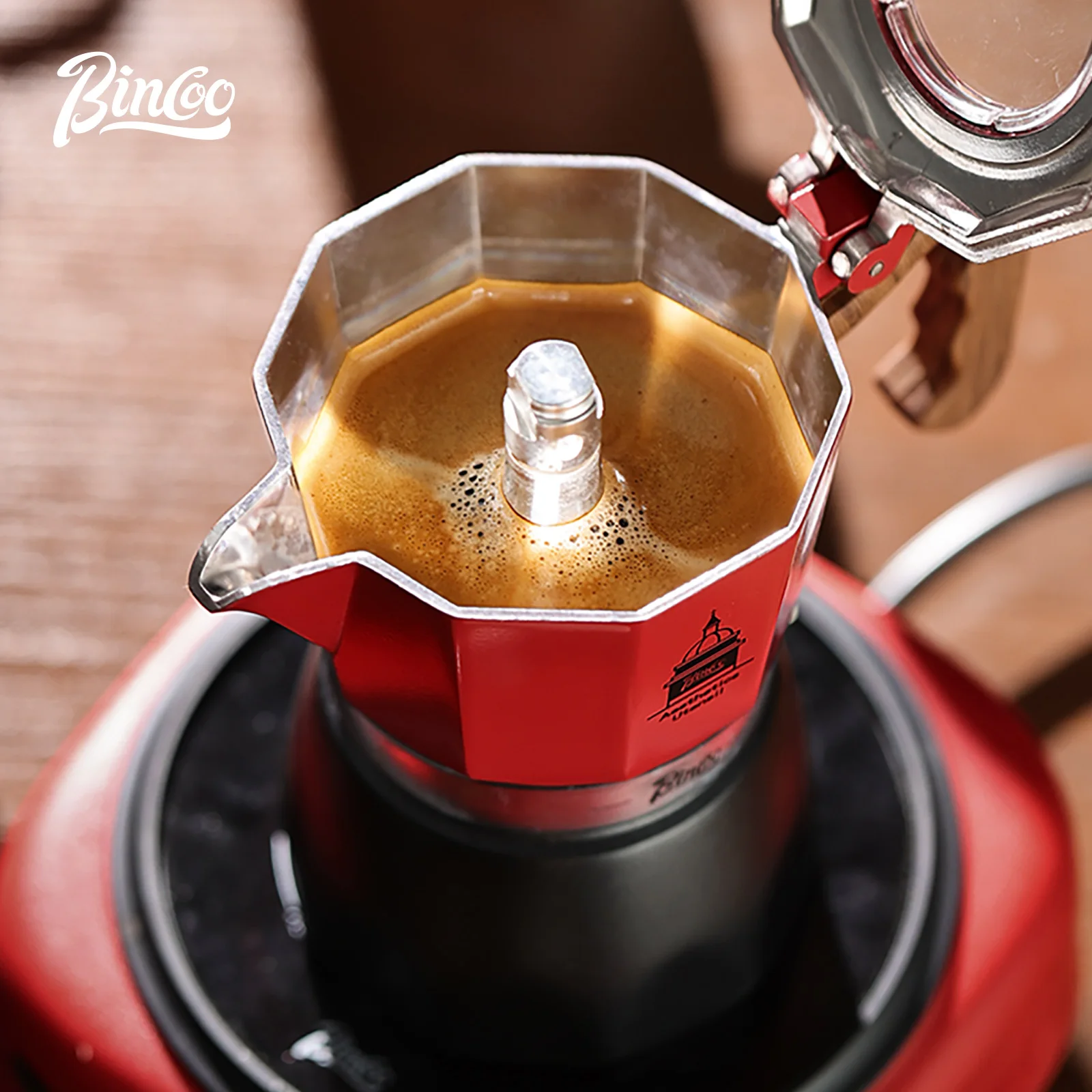 Bincoo válvula dupla café moka - Coffee Tea Making Machine avaliação e preço