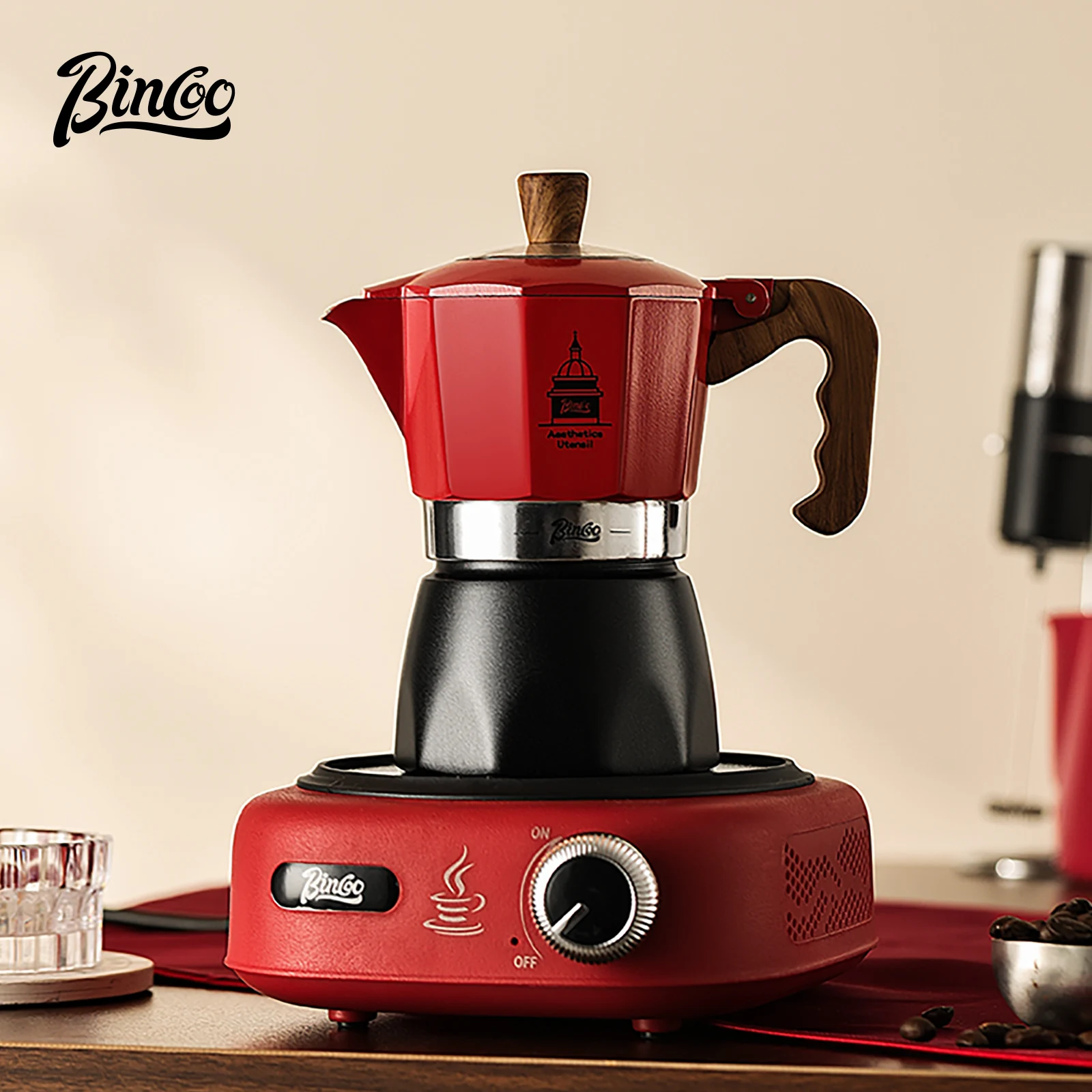 Bincoo válvula dupla café moka - Coffee Tea Making Machine avaliação e preço