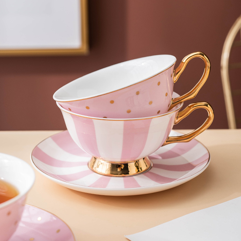 Canecas de Café Cerâmicas Rosa - Coffee Tea Set avaliação e preço