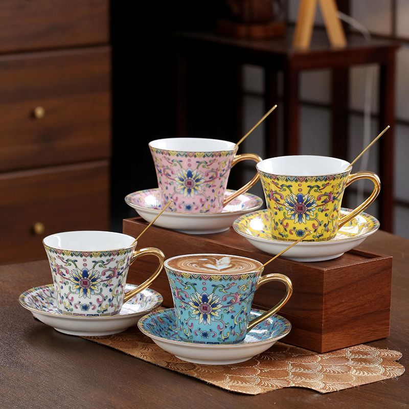 Caneca de Café Cerâmica Estilo - Coffee Tea English avaliação e preço
