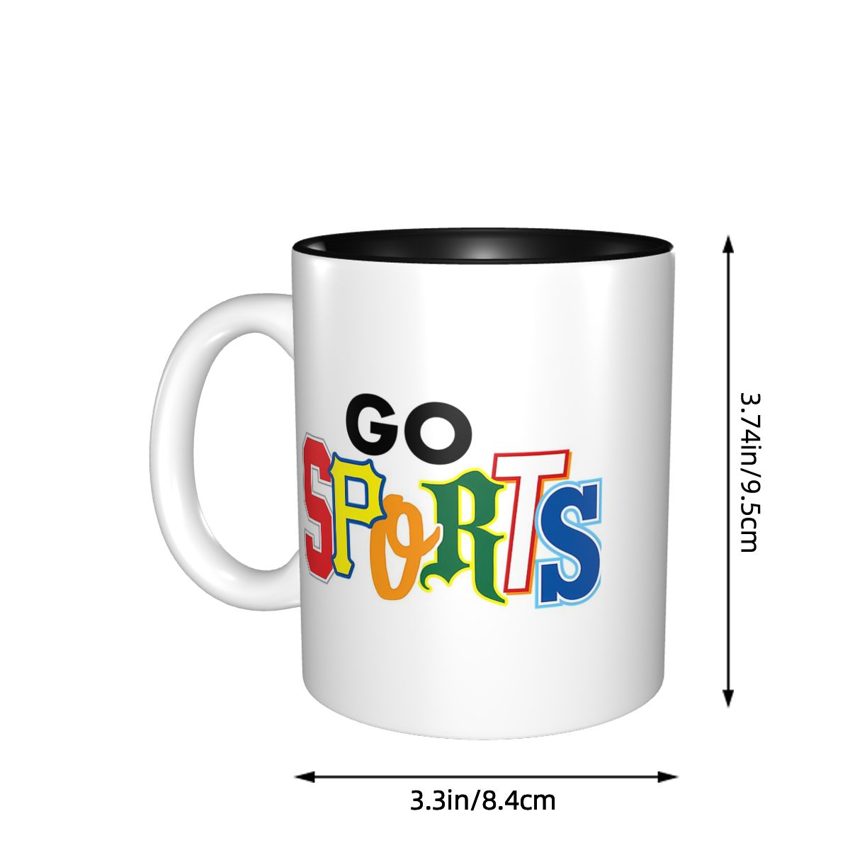 Caneca de Cerâmica Engraçada c - Coffee Tea Font avaliação e preço