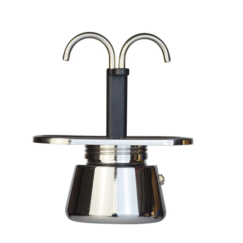 200ml mini moka pote tubo dupl - Coffee Tea Making Machine avaliação e preço