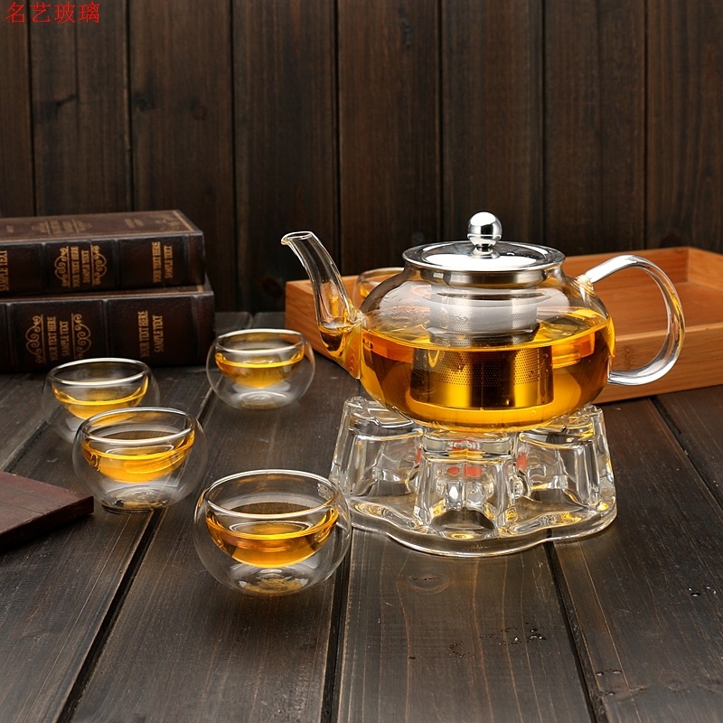 600/800ml de vidro resistente  - Coffee Tea Jar Set avaliação e preço