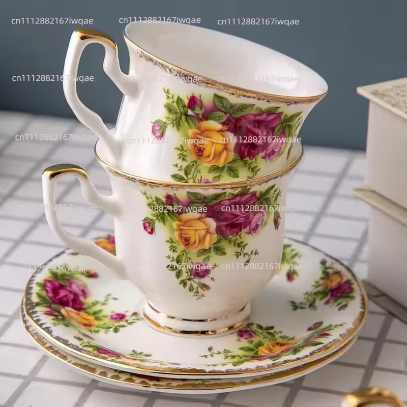 Conjunto de Café em Porcelana  - Coffee Tea English avaliação e preço