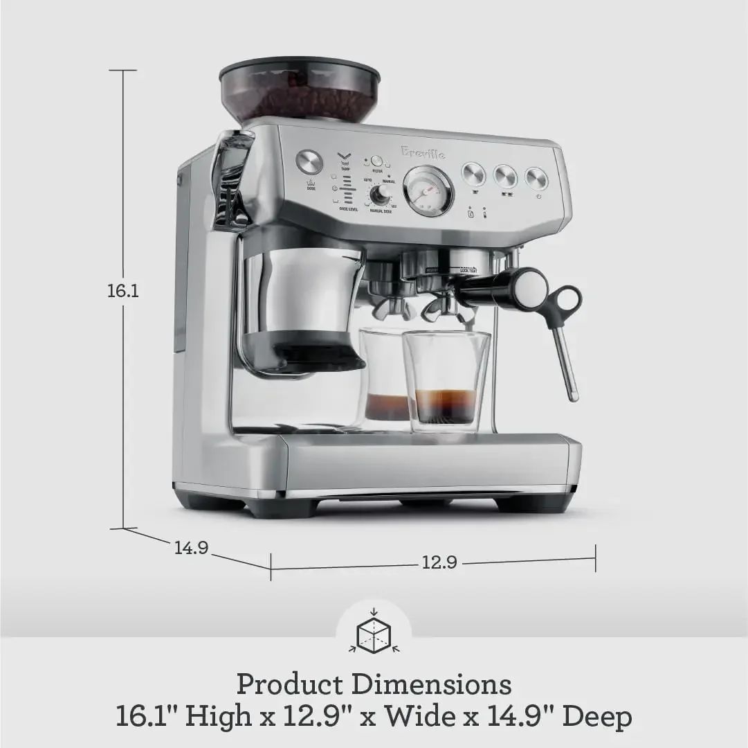 Máquina de Café Espresso Brevi - Breville Espresso Barista Express avaliação e preço