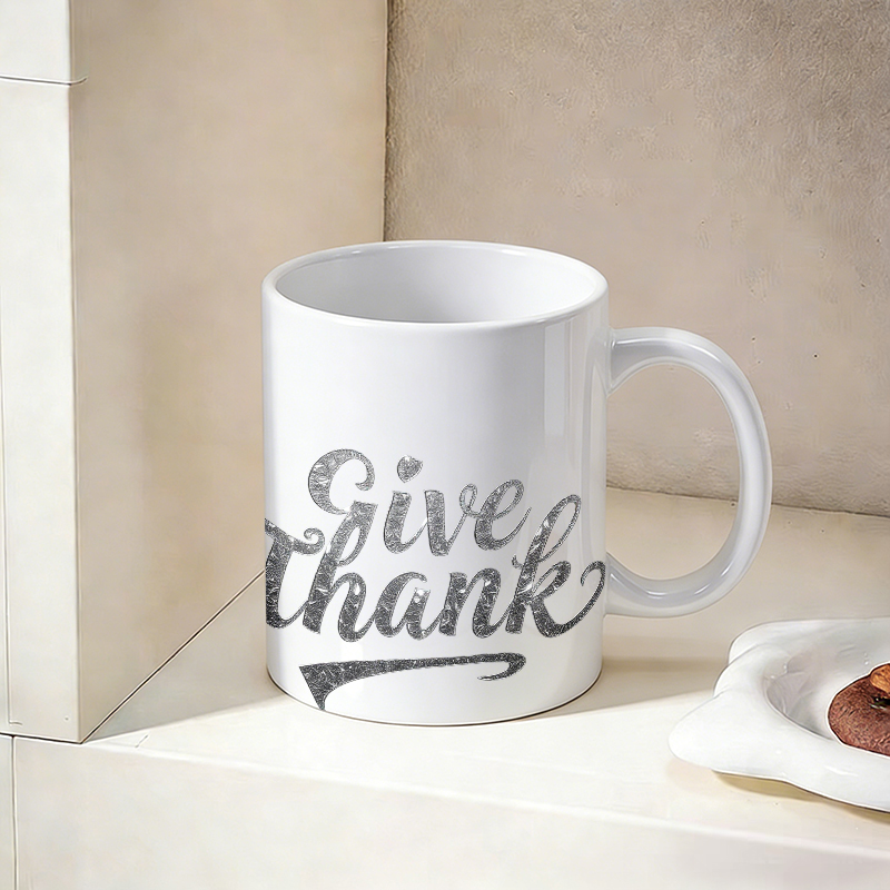 Caneca de Cerâmica com Letras  - Coffee Tea Font avaliação e preço