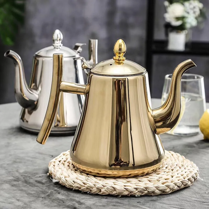 Chaleira de chá de aço inoxidá - Coffee Tea Flower avaliação e preço