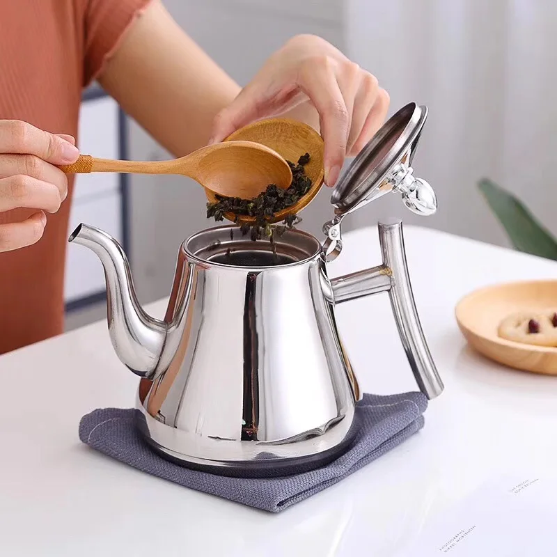 Chaleira de chá de aço inoxidá - Coffee Tea Flower avaliação e preço