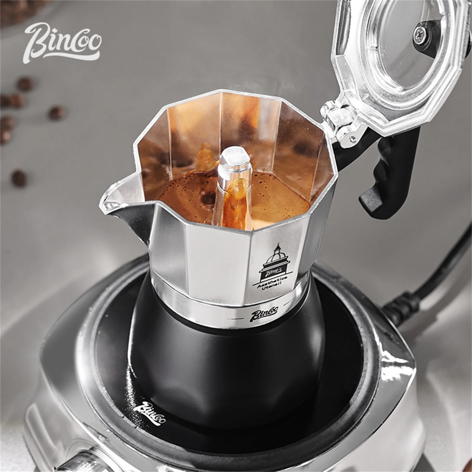 BINCOO Pote Moka de Válvula Du - Coffee Tea Making Machine avaliação e preço