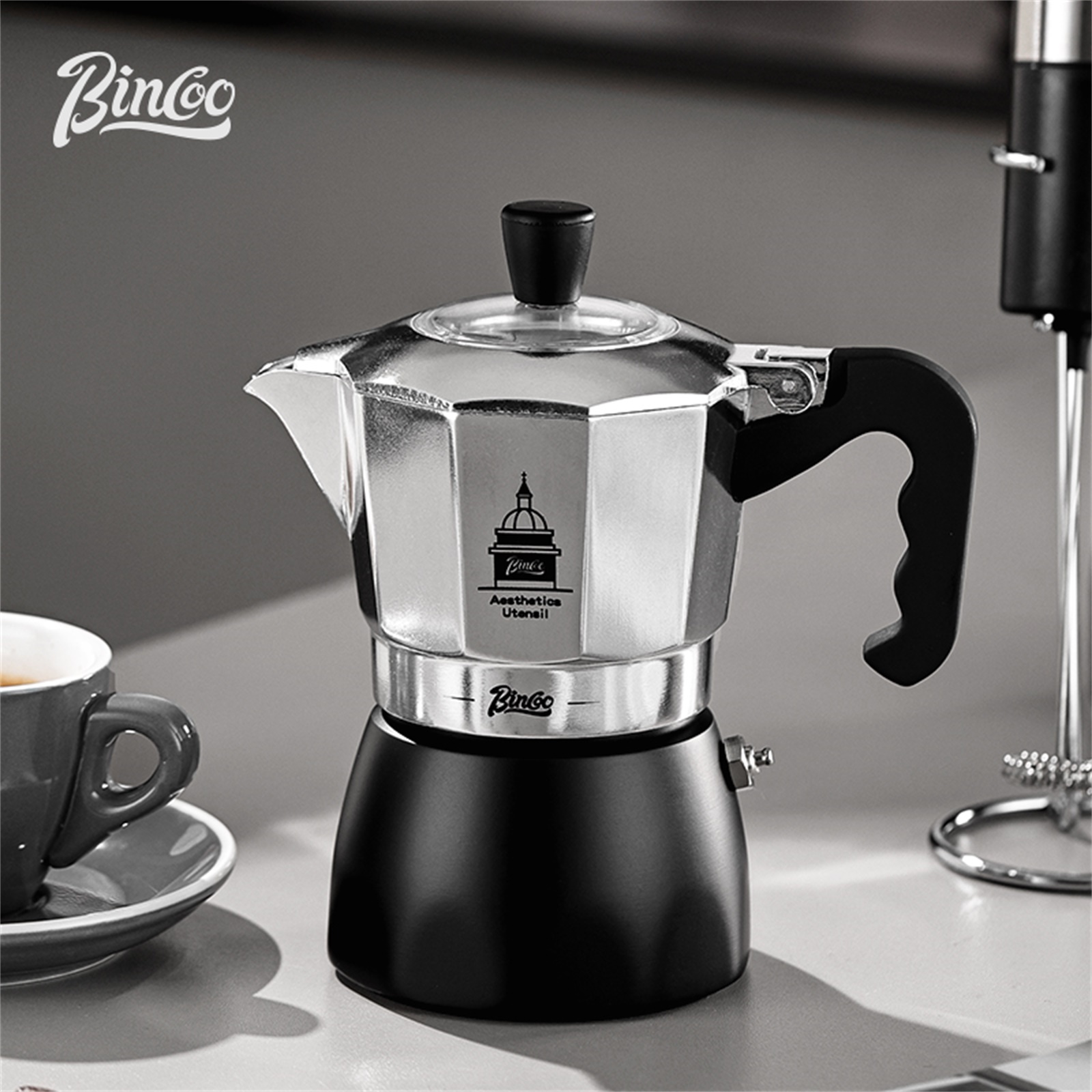 BINCOO Pote Moka de Válvula Du - Coffee Tea Making Machine avaliação e preço