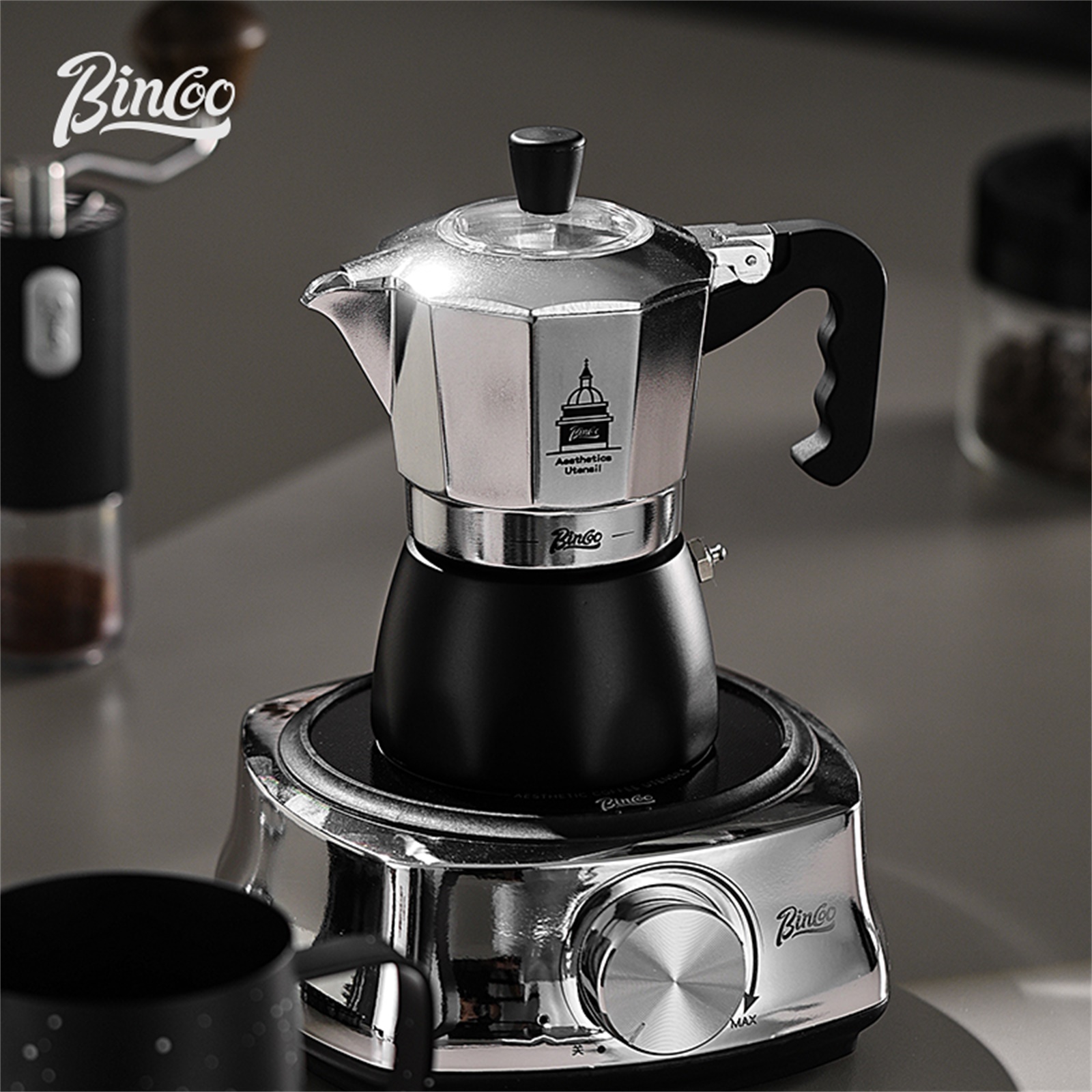 BINCOO Pote Moka de Válvula Du - Coffee Tea Making Machine avaliação e preço