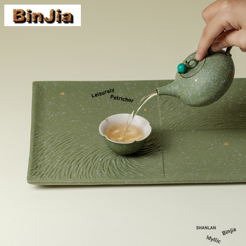 Bandeja de chá retangular de c - Coffee Tea In Chinese avaliação e preço