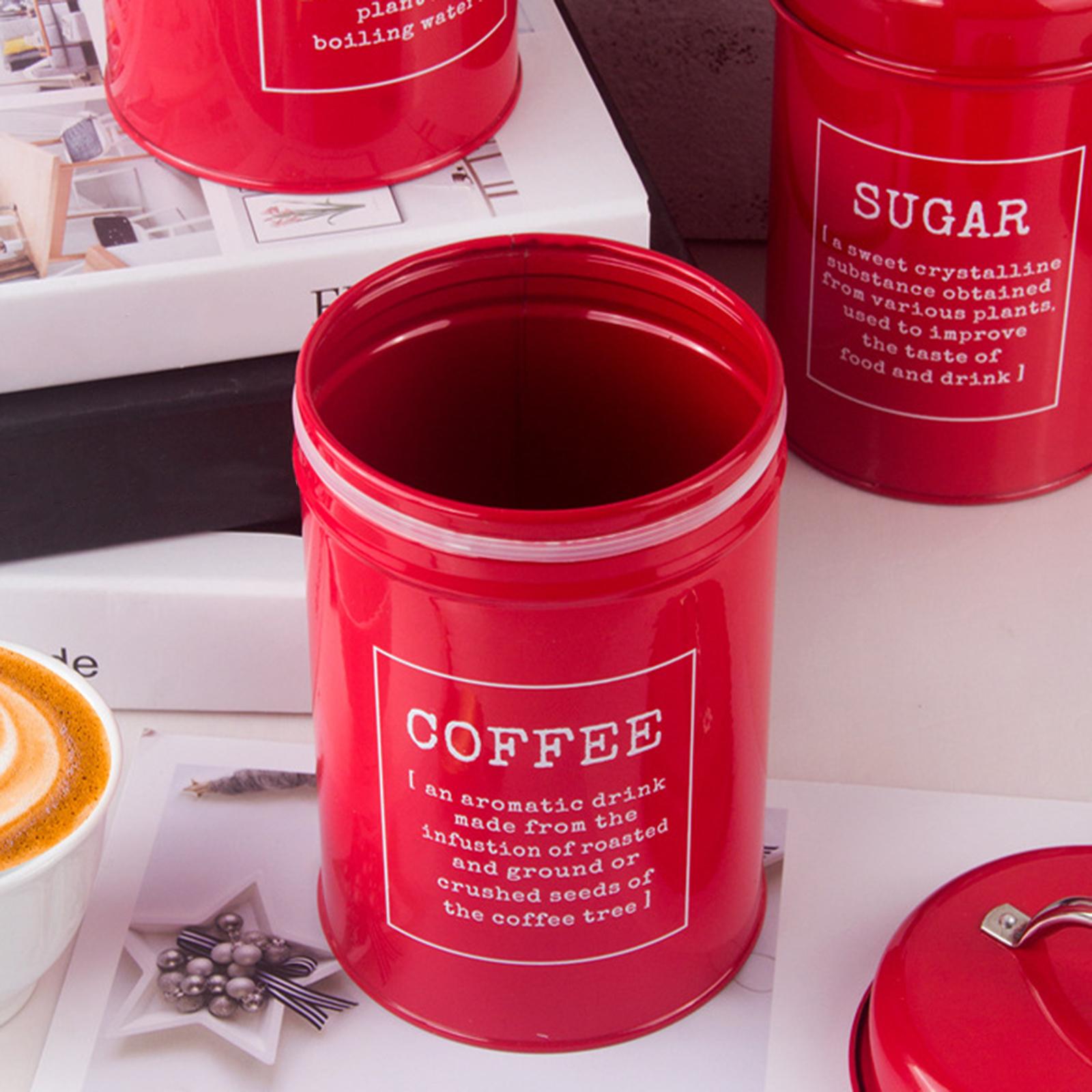 Conjunto de 3 recipientes herm - Coffee Tea Jar Set avaliação e preço