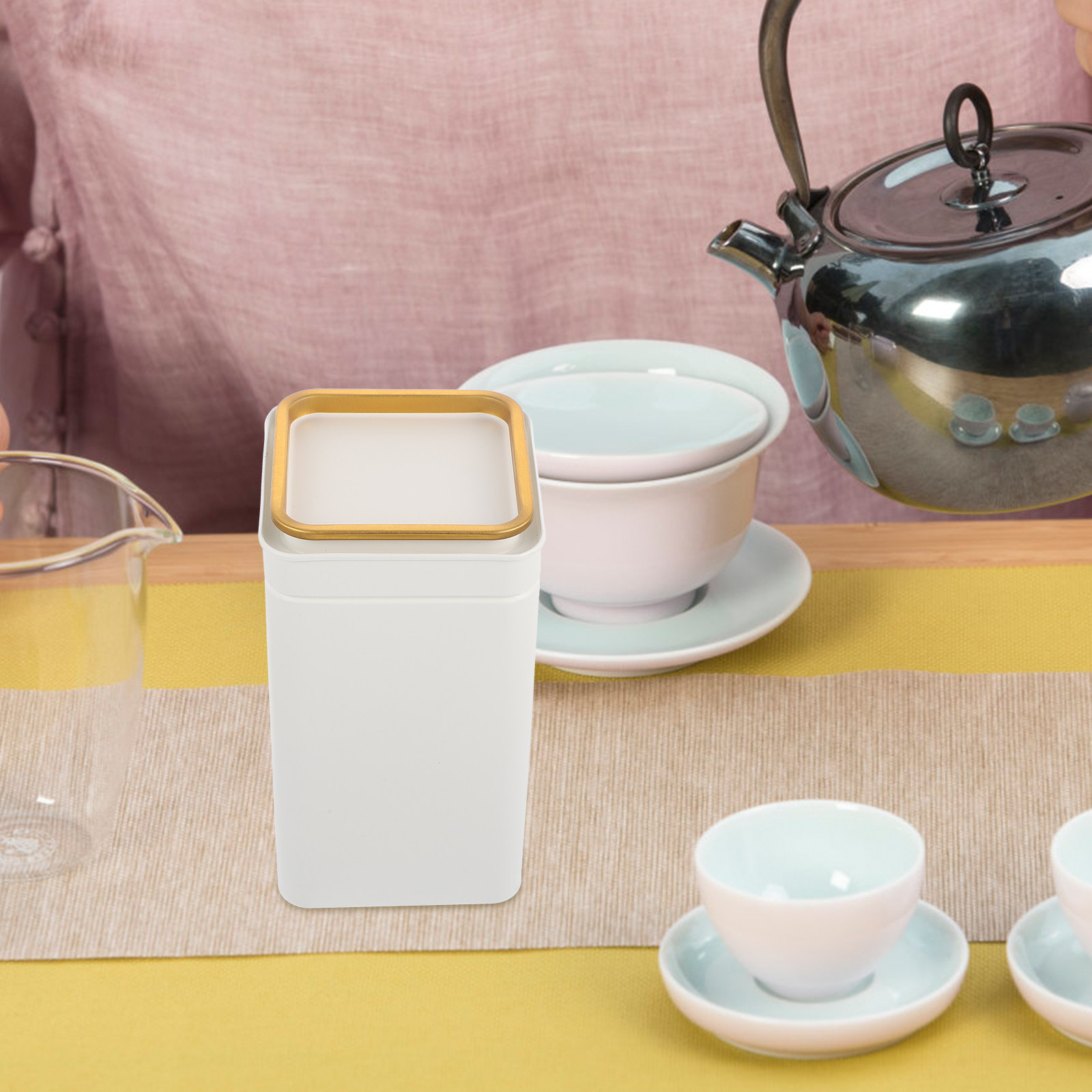 1 unidade de lata de chá de al - Coffee Tea Jar Set avaliação e preço