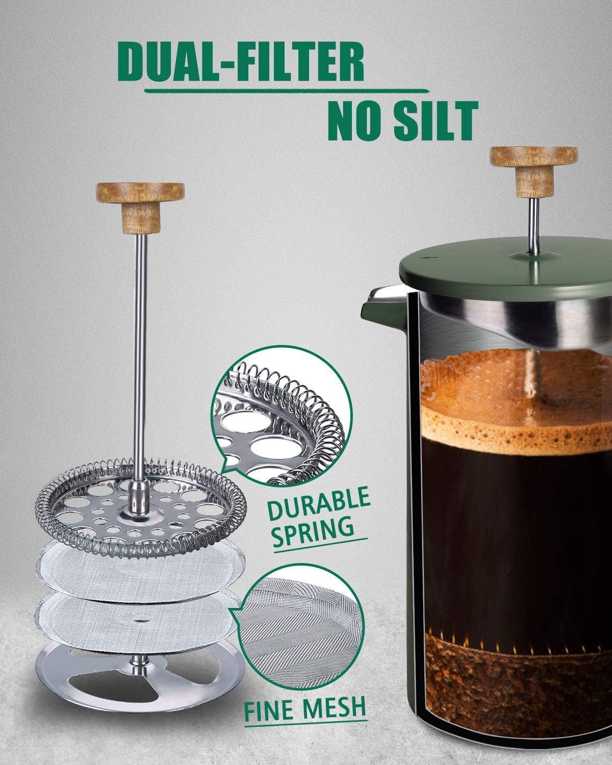 Pacote Combinado POLIVIAR: Caf - French Press Coffee & Tea avaliação e preço