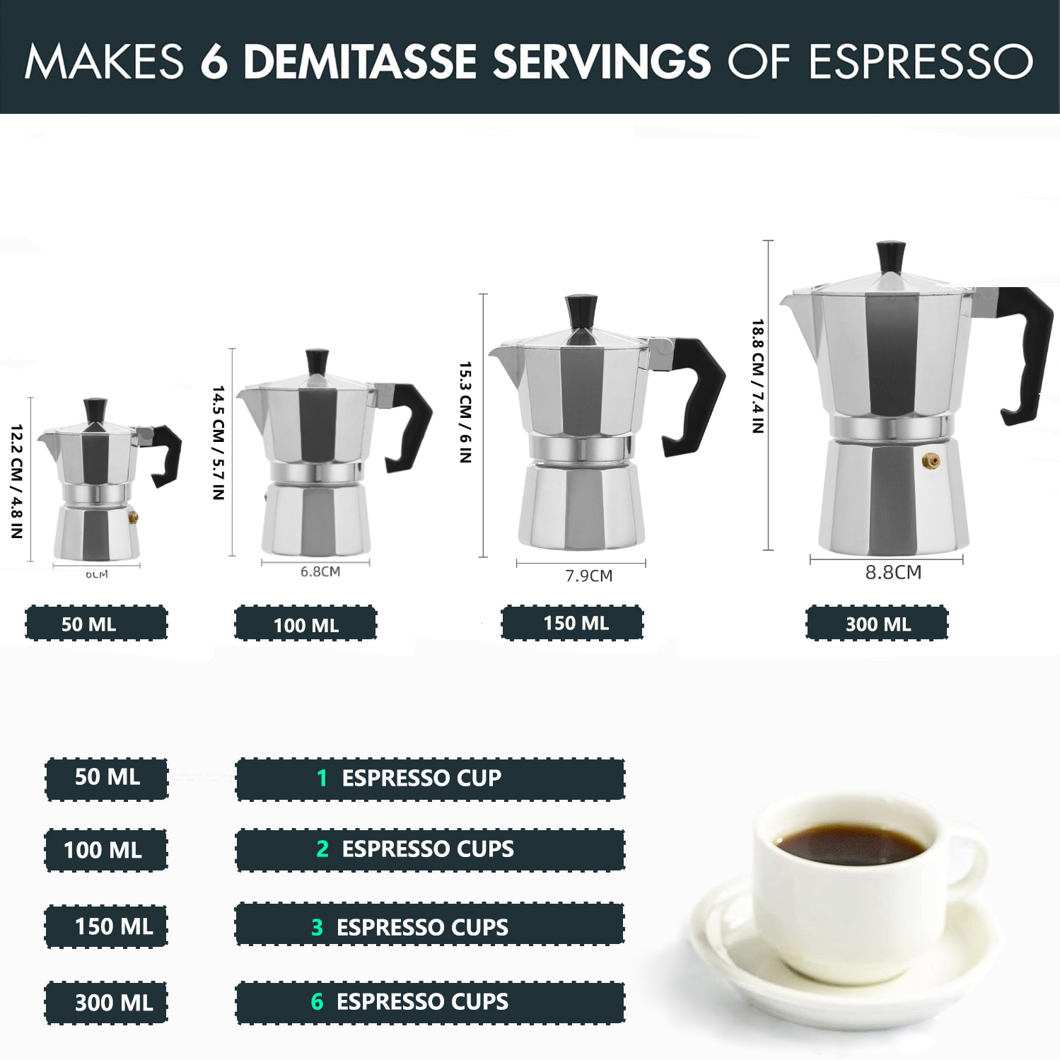 Cafeteira Moka Clássica de Alu - Coffee Tea Making Machine avaliação e preço
