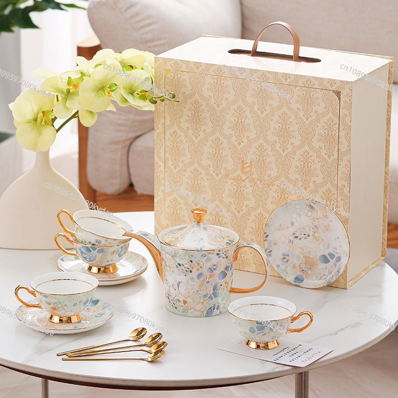 Xícara de café, chaleira de ce - Coffee Tea Set avaliação e preço