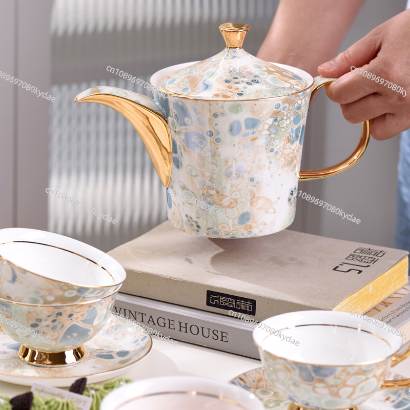 Xícara de café, chaleira de ce - Coffee Tea Set avaliação e preço