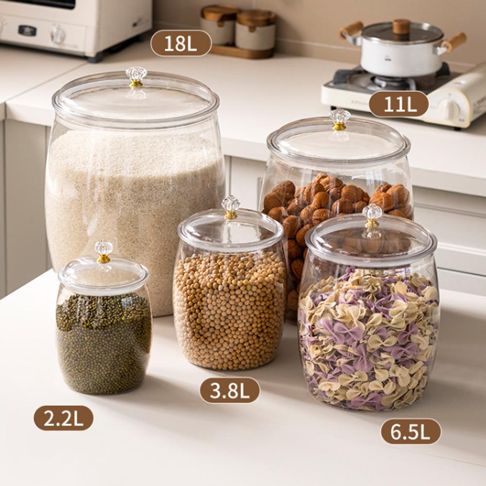 Grande Pote Plástico Transpare - Coffee Tea Beans avaliação e preço
