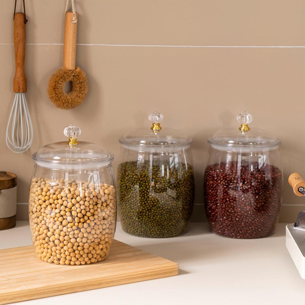 Grande Pote Plástico Transpare - Coffee Tea Beans avaliação e preço