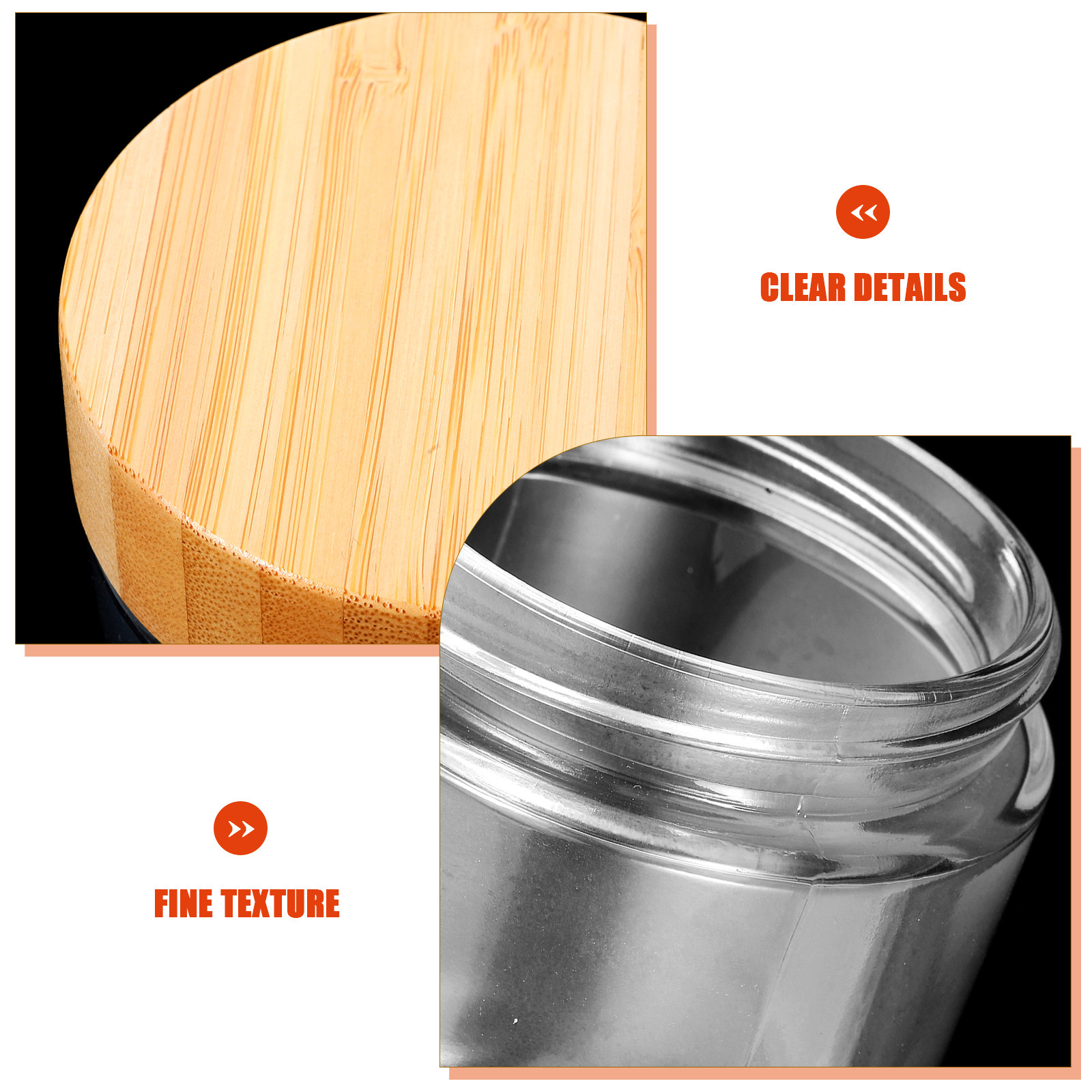 4 Potes de Vidro Resistentes c - Coffee Tea Beans avaliação e preço