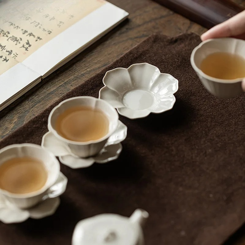 Planta cinza girassol coasters - Coffee Tea In Chinese avaliação e preço