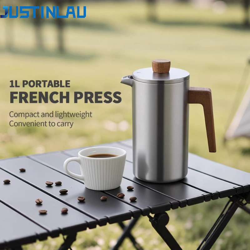 Cafeteira Francesa de Aço Inox - French Press Coffee & Tea avaliação e preço