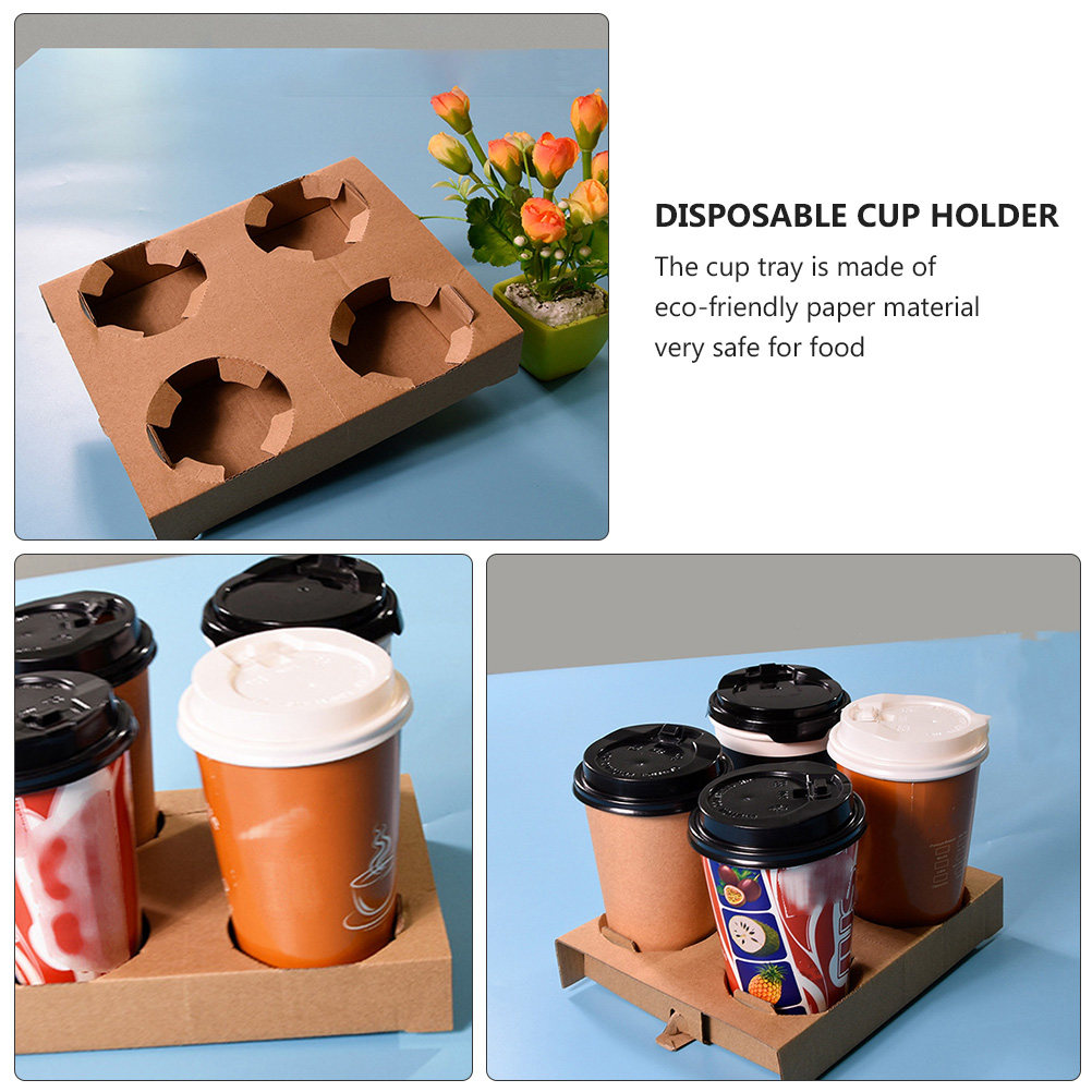 10 Peças de Bandejas de Papel  - Coffee Tea Drinks avaliação e preço