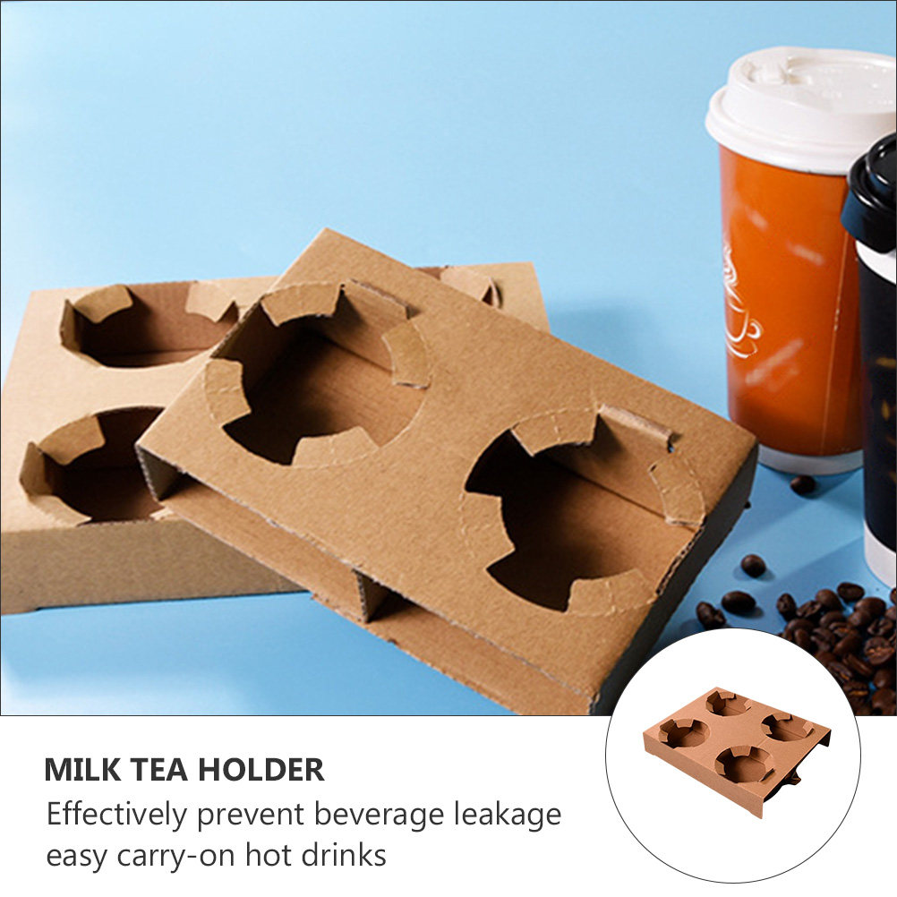 10 Peças de Bandejas de Papel  - Coffee Tea Drinks avaliação e preço