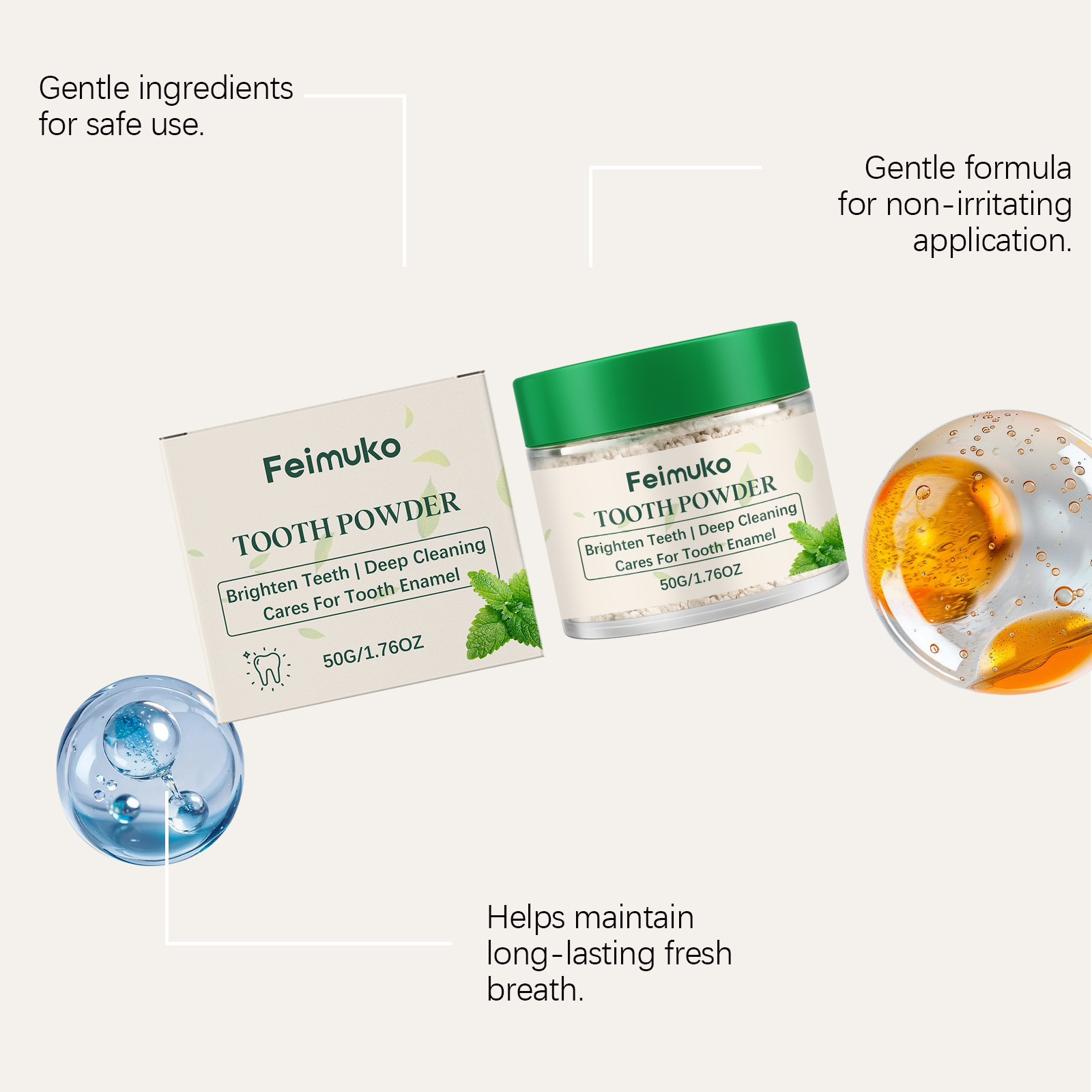 Pó Clareador Dental de Menta:  - Coffee Tea Unit avaliação e preço