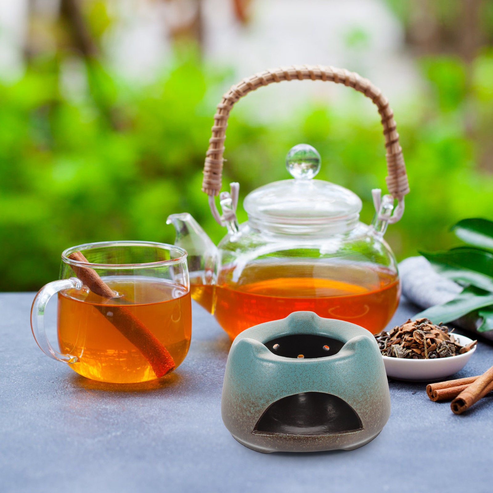 Base Aquecedora de Bule de Cer - Coffee Tea Flower avaliação e preço