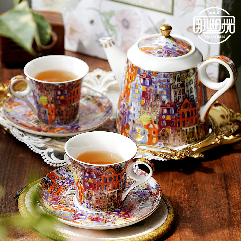 Conjunto de chá de xícara de c - Coffee Tea English avaliação e preço
