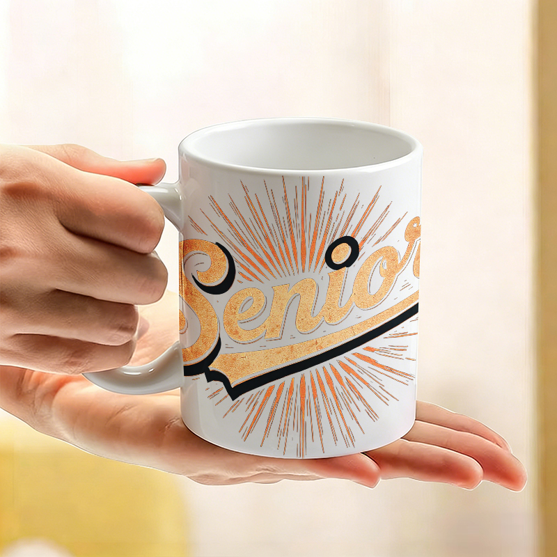 Caneca de Cerâmica 'Senior' co - Coffee Tea Font avaliação e preço