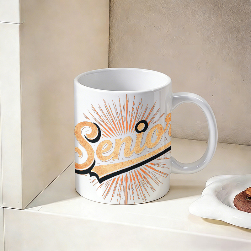 Caneca de Cerâmica 'Senior' co - Coffee Tea Font avaliação e preço