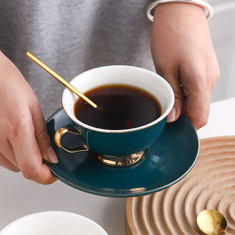 Conjunto de Xícara e Pires de  - Coffee Tea English avaliação e preço