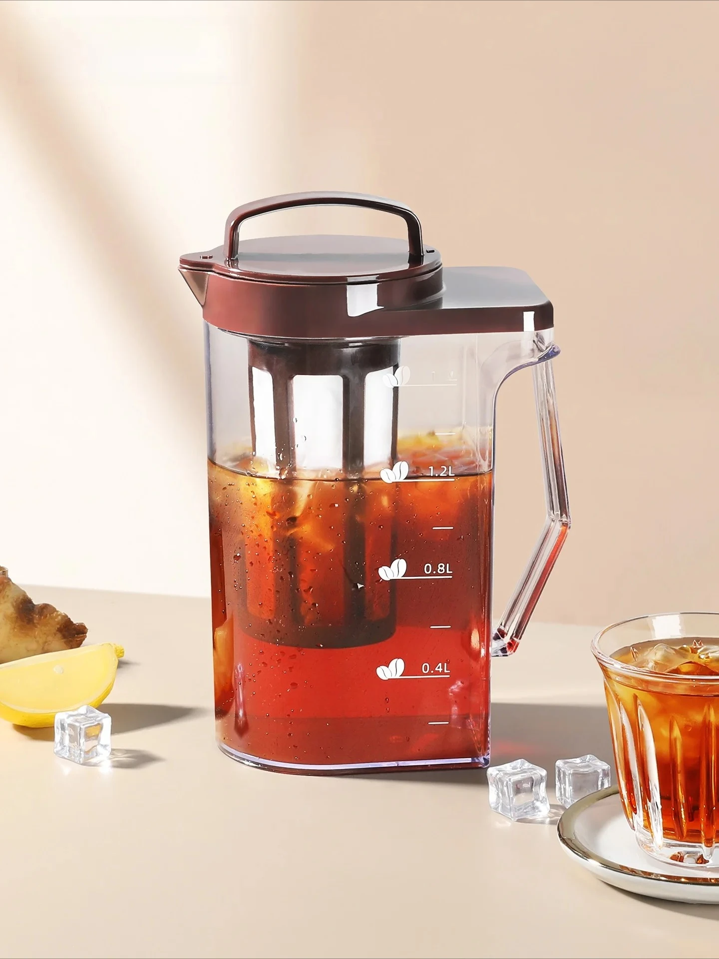 Jarra de Plástico de Grande Ca - Coffee Tea Pot avaliação e preço